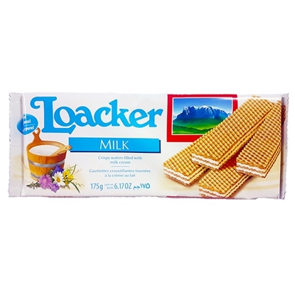 Picture of LOACKER WAFER MILK 175GR